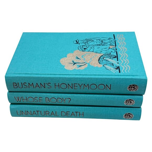 Folio Society Dorothy L Sayers Lot 3 Book Unnatural Death Whose Body Busmans HC - Picture 3 of 15